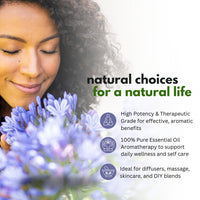 100% pure lavender pine essential oil bottle by Best of Nature LV9561