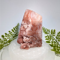Pink Amethyst 4’’ Generator Tower #BC0809 rose quartz cluster