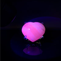 Thumbnail for Pink Calcite 1.9’’ Heart #LV6143 - $29