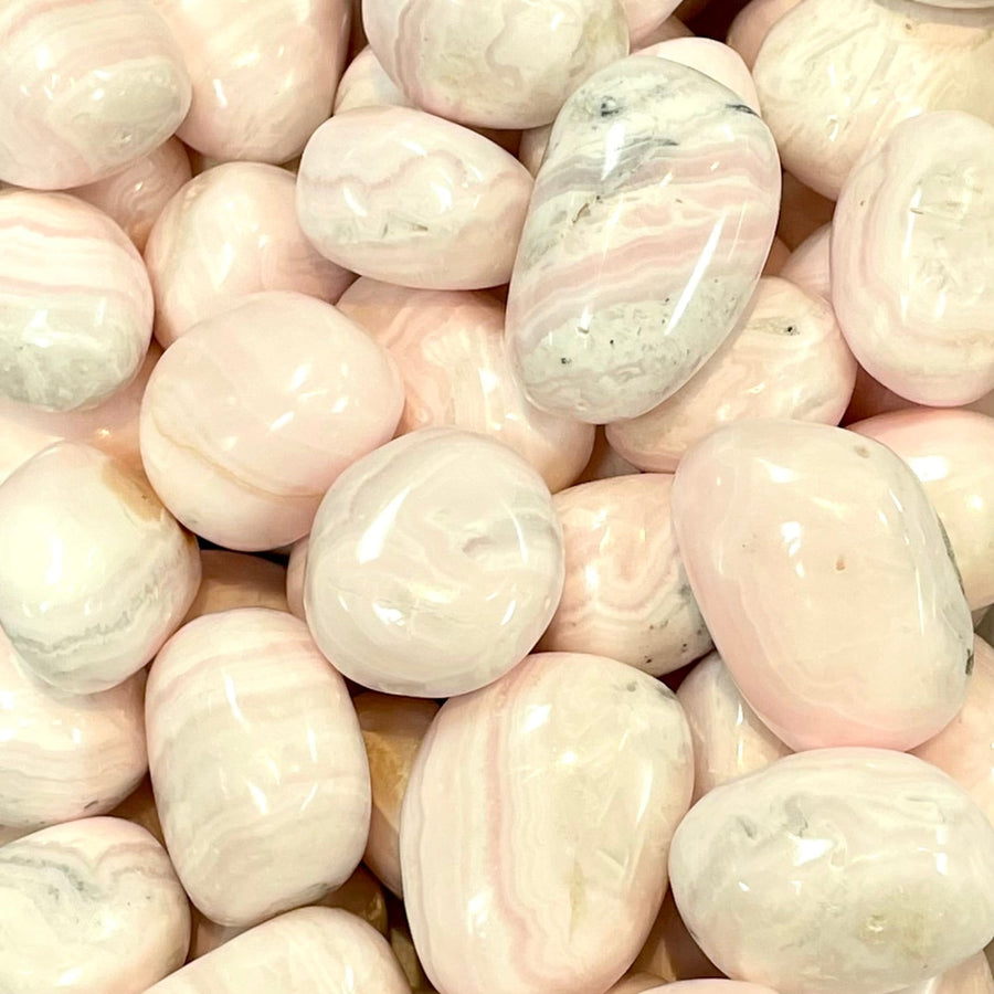 Pink Mangano Calcite Tumbled #T429