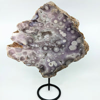 Thumbnail for Pink Purple Amethyst 13’ Specimen on Stand #LV2449 - Stunning purple and white rock display