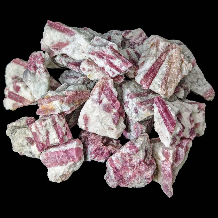 Pink Tourmaline 1 - 3’’ w/ Albite Rough #LV3438 - $5