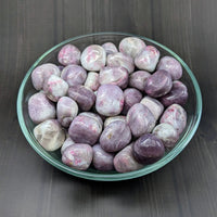 Thumbnail for A bowl of purple marble eggs from Bliss Crystals’ Pink Tourmaline & Quartz collection