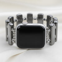 Platinum Eclipse Terahertz Stretch Apple Watch Strap #BC0533