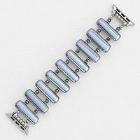 Platinum Eclipse Terahertz Stretch Apple Watch Strap #BC0533