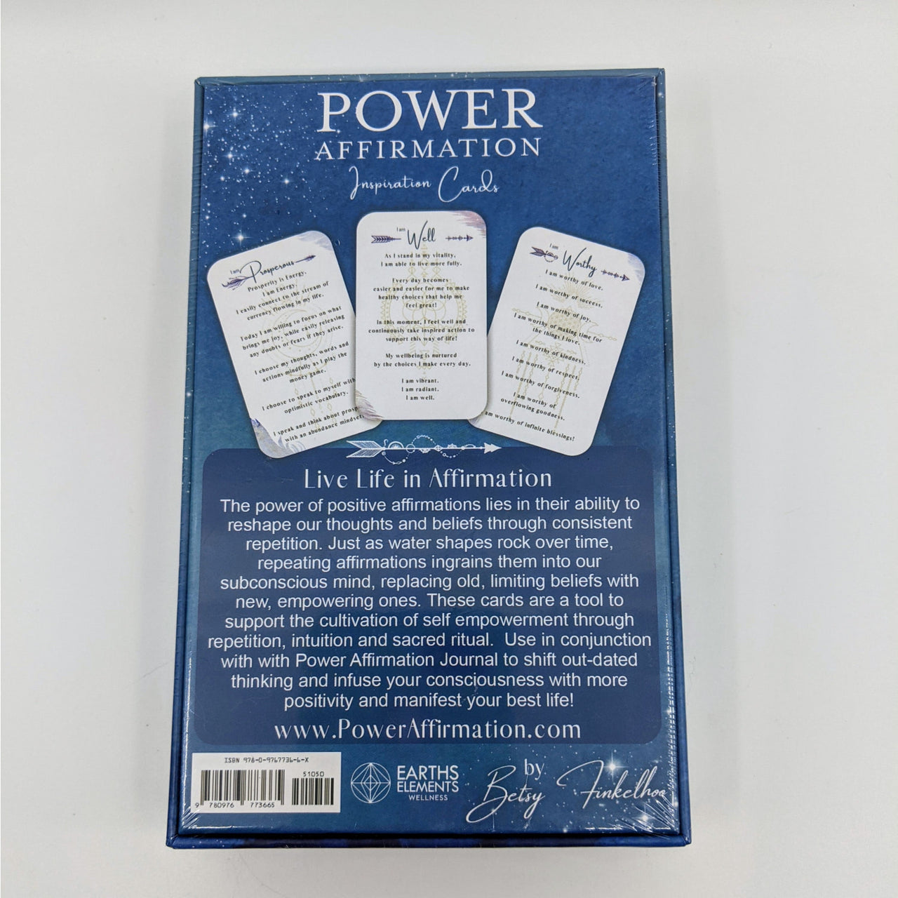 Power Affirmation Card Deck by Betsy Finkelhoo #Q375 - $22