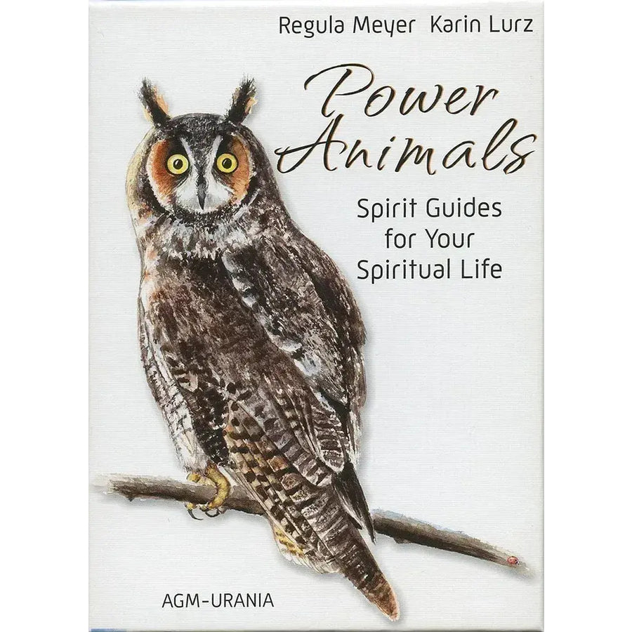 Owl sitting on a branch from Power Animals Oracle Deck #PA49