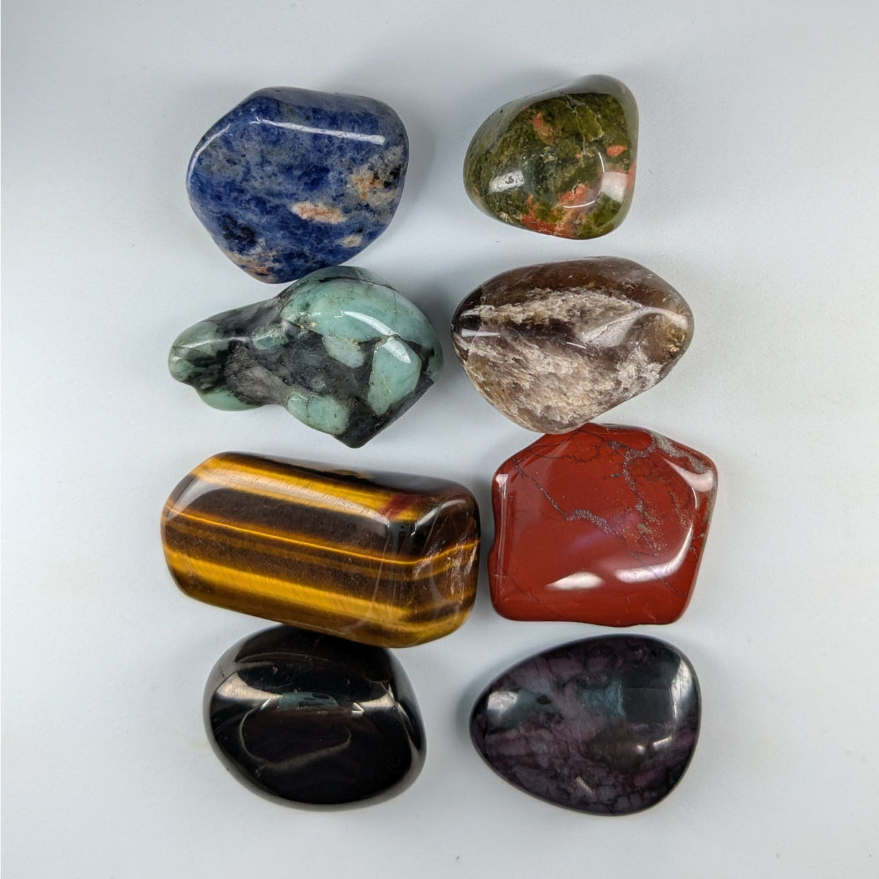 Power Crystals for Students Set of 8 Tumbled Stones #K215