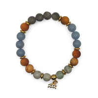 Premium Zodiac Beaded Bracelet w/ 18k Gold Fill Charm