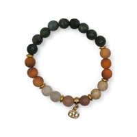 Premium Zodiac Beaded Bracelet w/ 18k Gold Fill Charm