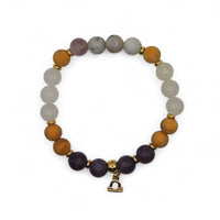 Premium Zodiac Beaded Bracelet w/ 18k Gold Fill Charm