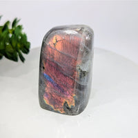 Polished Purple Labradorite 2’’ Mini Freeform #BC0315 with iridescent sheen