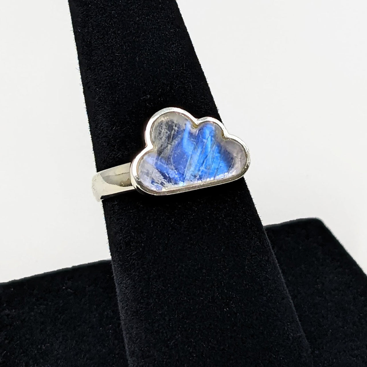 Rainbow Moonstone SS Cloud Ring (3g) #SK8905 - $69