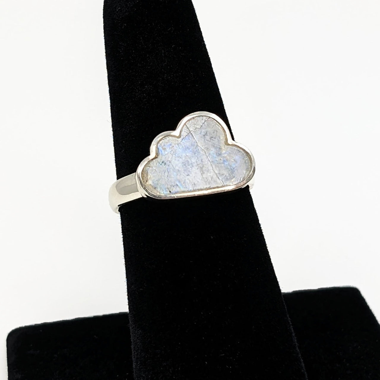 Rainbow Moonstone SS Cloud Ring (3g) #SK8905 - $69