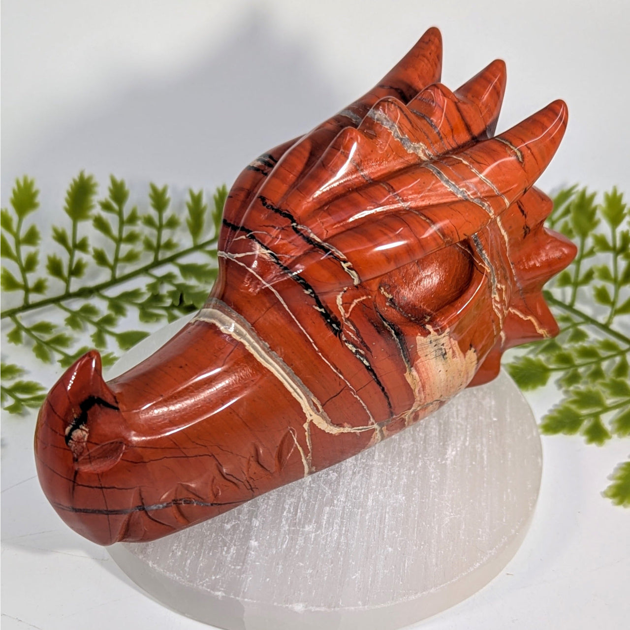 Red Jasper 5.6" Dragon Head #BC1476