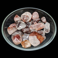 Thumbnail for Bowl of Red Phantom Quartz tumbled stones showcasing vibrant colors and unique patterns