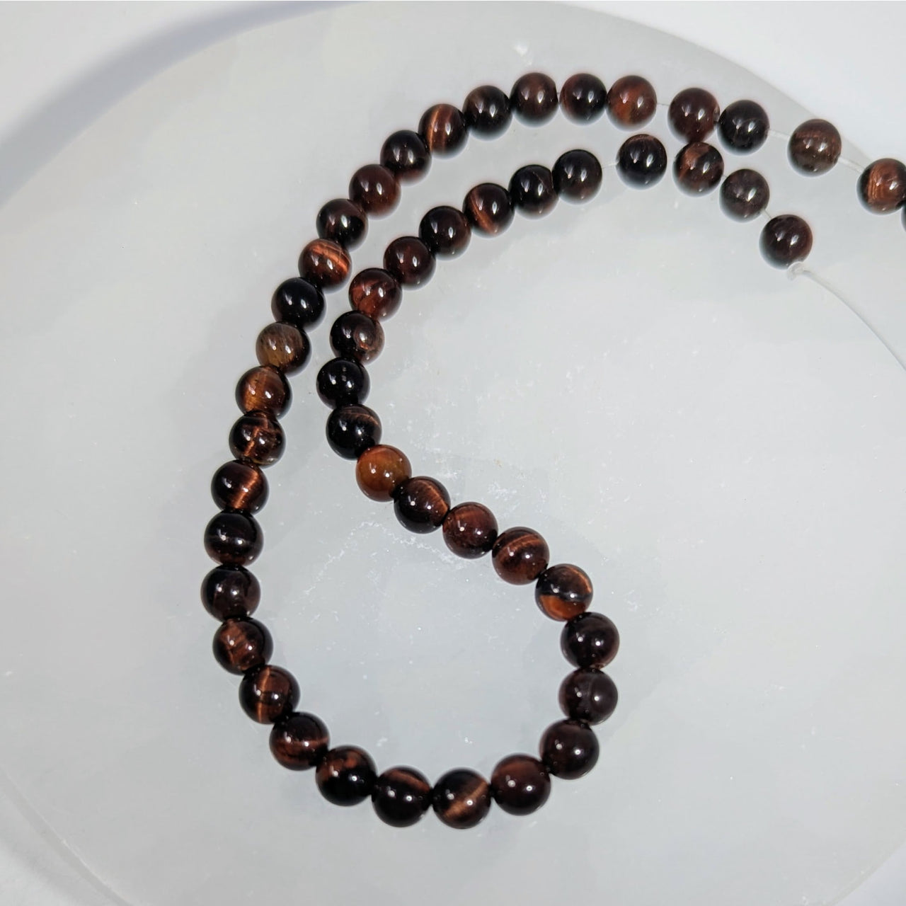 Red Tigers Eye 6mm Round Beads Strand #LV9425 $14