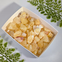 1lb Bulk Lot Yellow Calcite Small .7 - 1