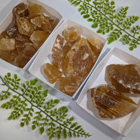 1lb Bulk Lot Honey Calcite Rough #LV4493