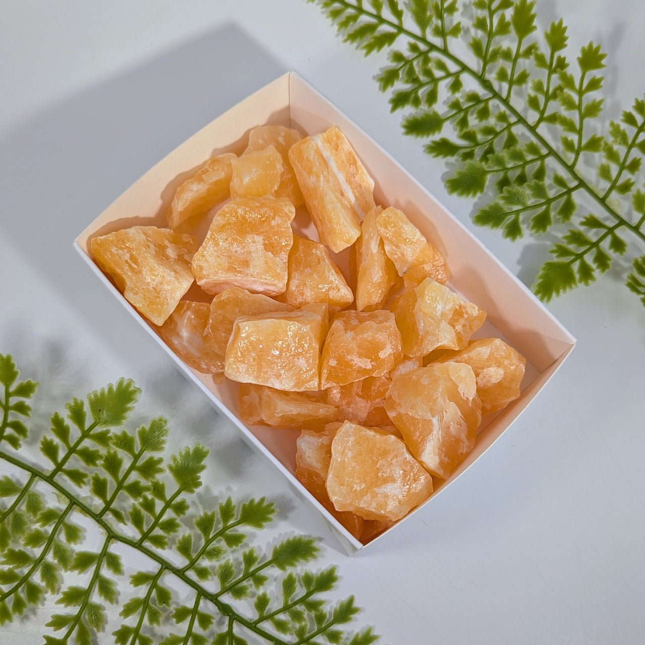 1lb Bulk Lot Orange Juice Calcite Small 1.6 - 1.9" Rough #LV4491