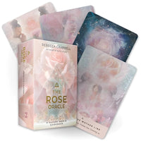 The Rose Oracle Deck #LV9601 with pink roses and celestial accents