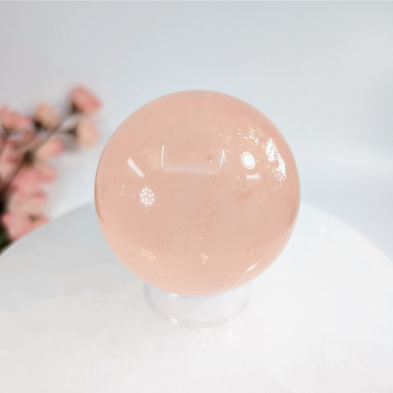 Rose Quartz 2’’ Sphere #LV9815 - $118