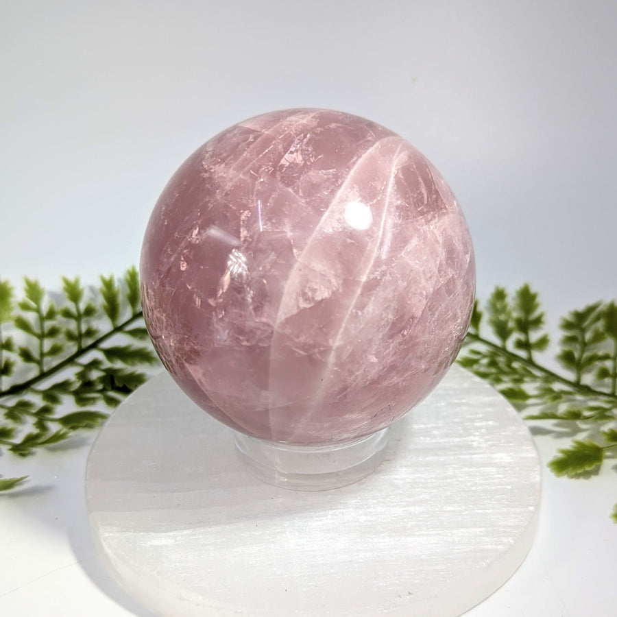 Star Rose Quartz 3.25" Sphere #BC1510