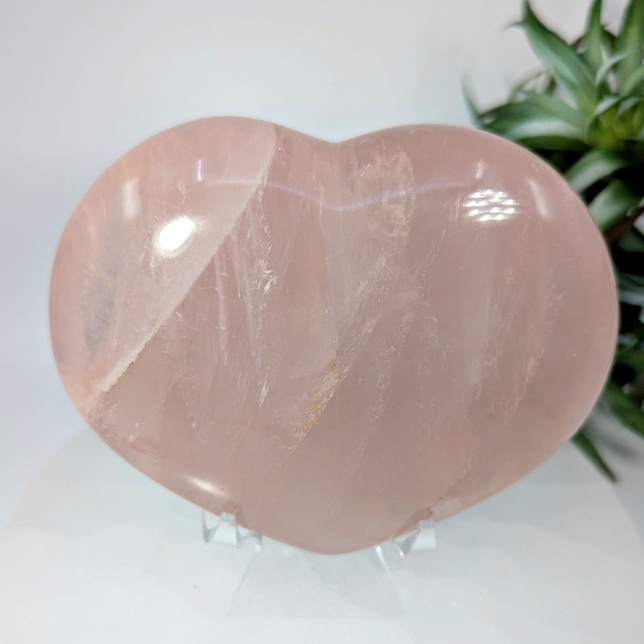Rose Quartz 3.7’’ Heart #LV9905 - $65