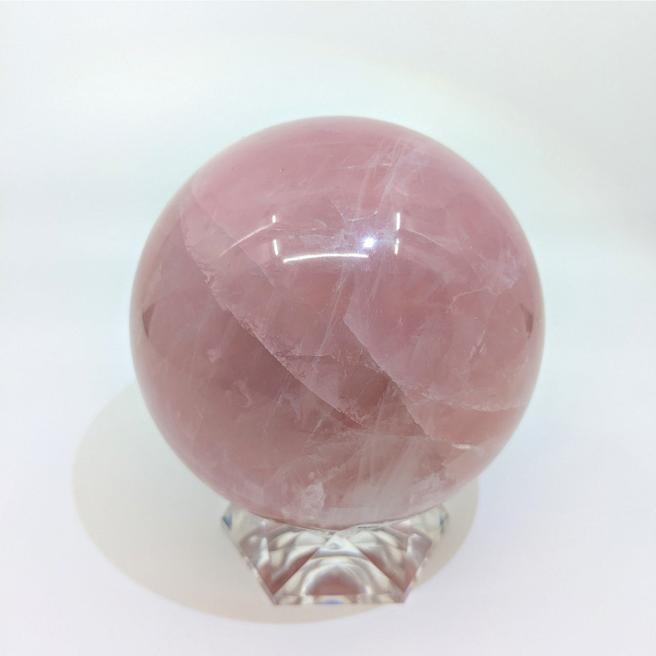 Rose Quartz 4.3’’ Sphere #LV5569 - $255