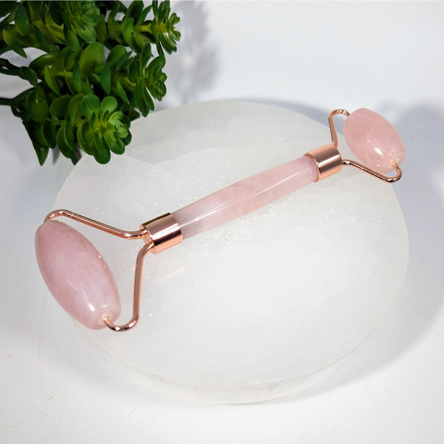 Rose Quartz 5.5’’ Facial Roller Massage Tool #BC0322