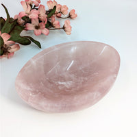 Thumbnail for Rose Quartz 5’’ Oval Bowl #LV6340 - $72