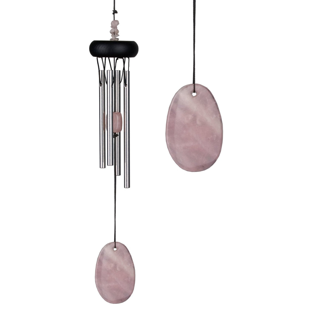 Rose Quartz Chime Woodstock PSR with silver and black accents