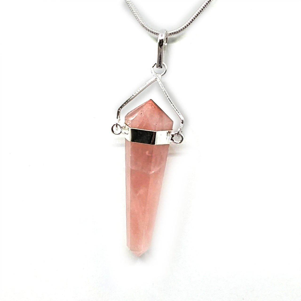 Rose Quartz Swivel Pendant (6g) #SK5888