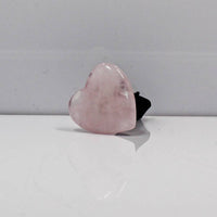 Thumbnail for Rose Quartz Gemstone Heart Car Vent Clip - Pink Quartz Heart Shaped Stone for Air Freshening