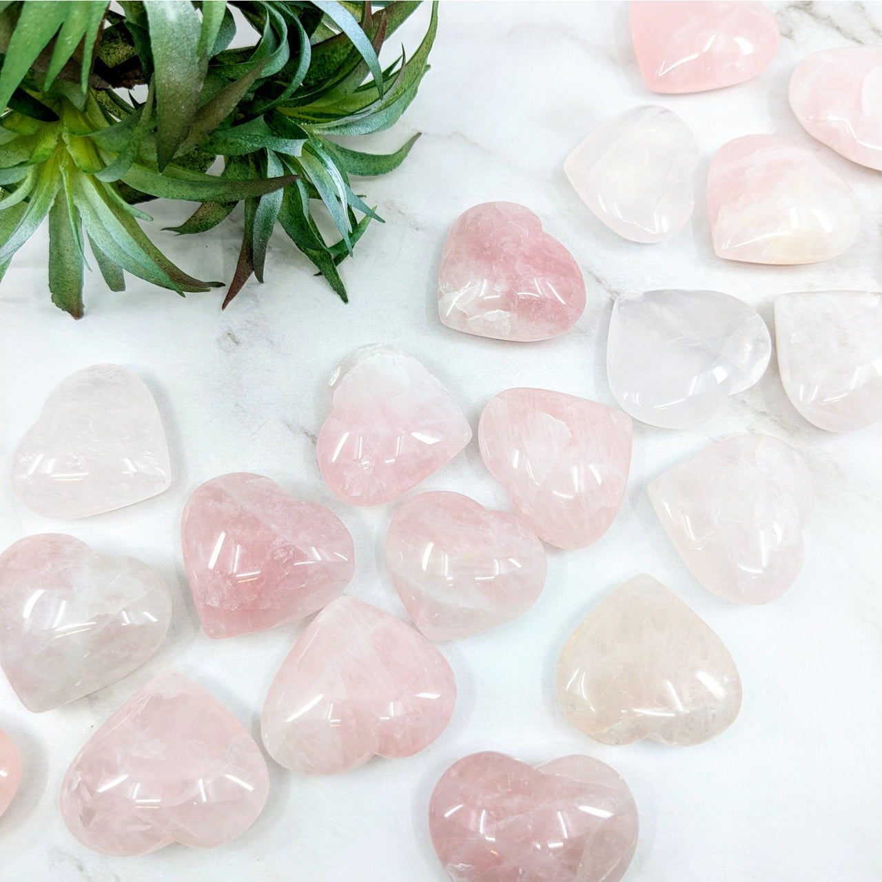 Rose Quartz Heart Small 1.2’’ #H004 - $9.95