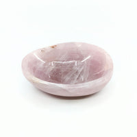 Thumbnail for Pink Rose Quartz Polished Bowl with a smooth finish, perfect for décor or wellness use