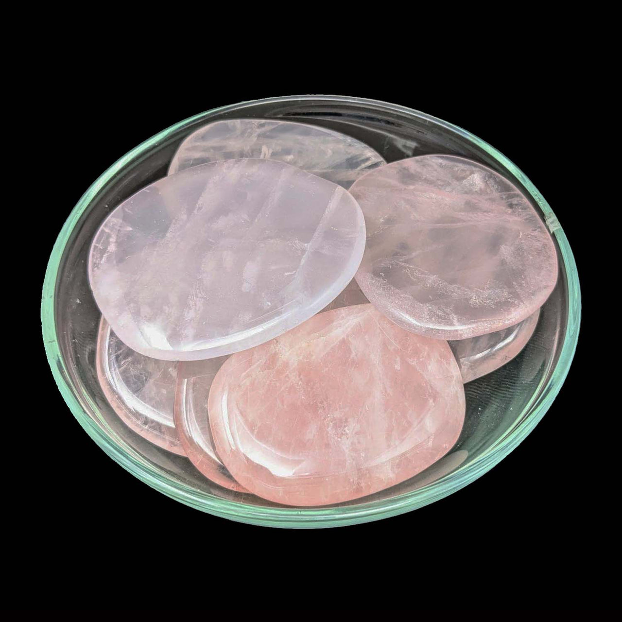 Rose Quartz XL 2.4" - 2.9" Palm Stone #LV1834