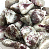 Rubellite Tourmaline in Quartz Tumbled #T346 - $11.95
