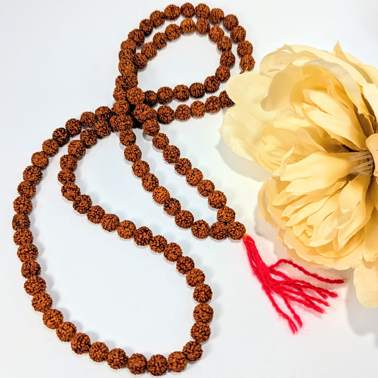 Rudraksha Seed 36’’ Mala Necklace Rosary #LV9954 - $25