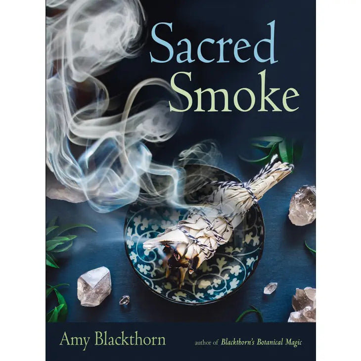 Cover of the book Sacred Smoke by Amy Blackthorn in a product listing #Q007