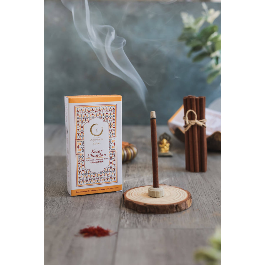 Burning incense stick with box for Saffron Sandalwood Musk Tuberose Combo Pack Dhoop Sticks