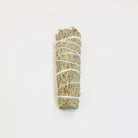 Thumbnail for Dried sage bundle wrapped in white string for cleansing rituals and aromatic use