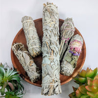 Sage & Herb Cleansing Smudge Stick Bundles #K120
