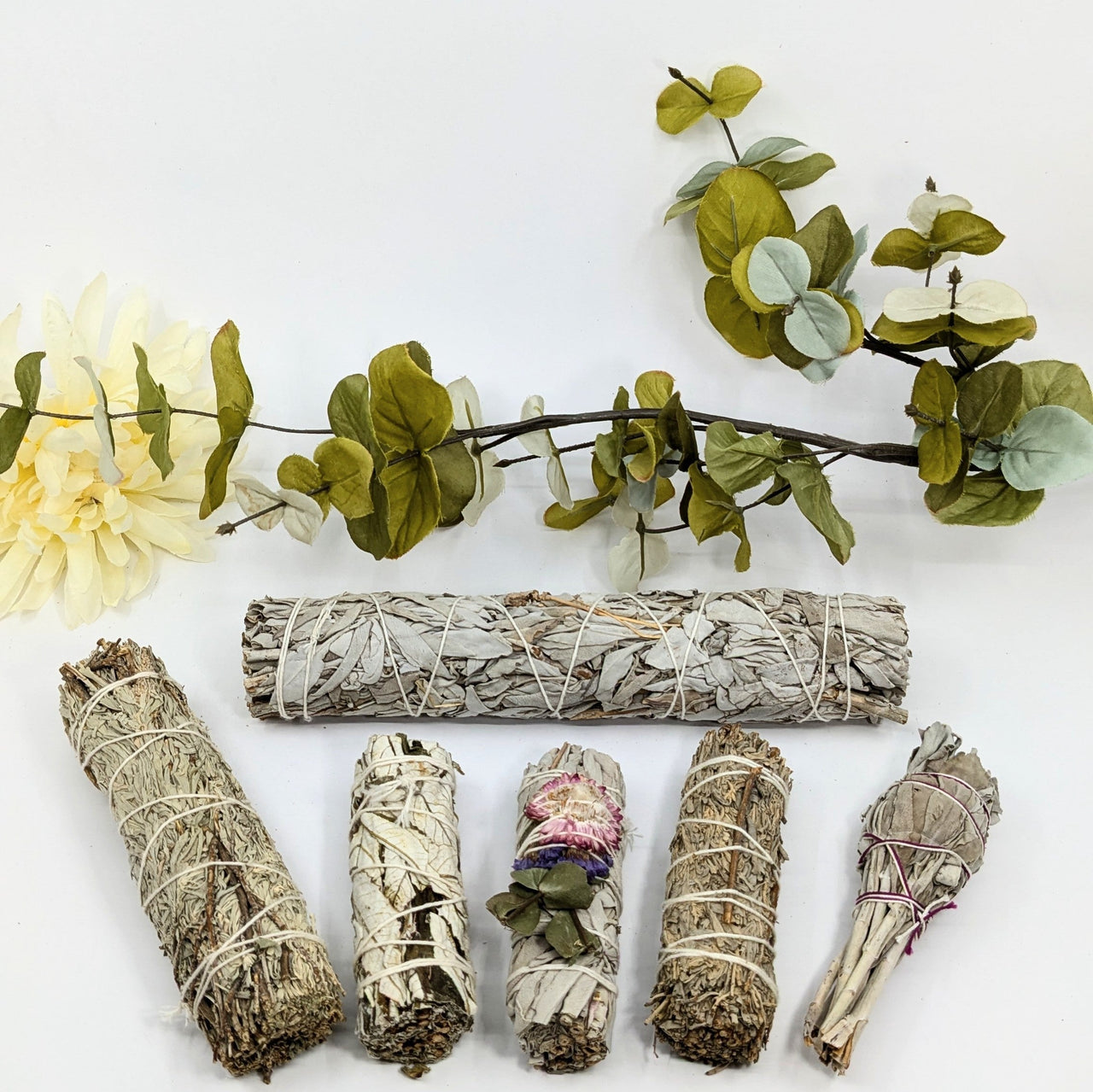 Sage & Herb Cleansing Smudge Stick Bundles #K120