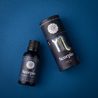 Scorpio Zodiac Essential Oil Blend 1oz Bottle LV9970 with Gold Scorpion