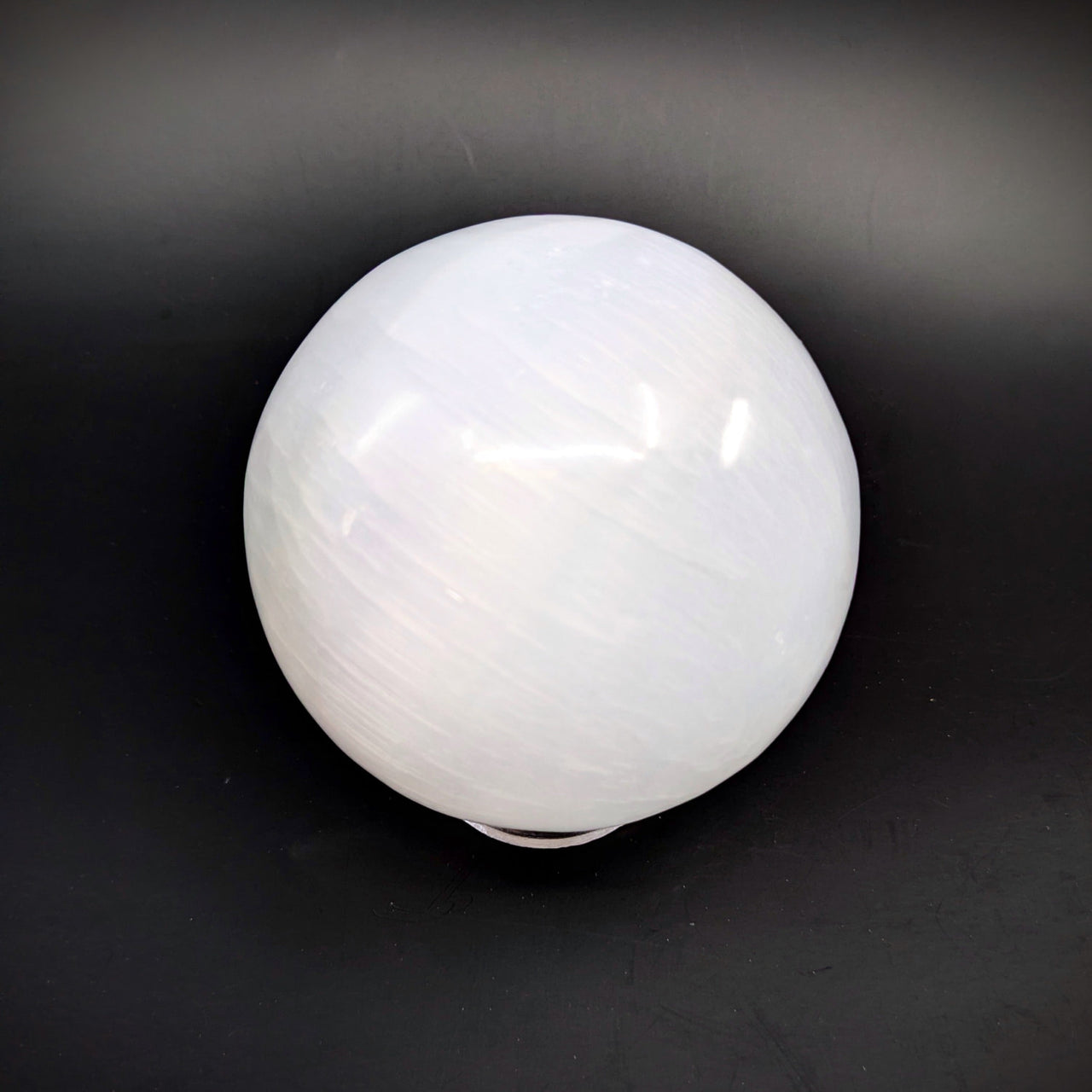 Selenite 3.8’’ Sphere Large #LV6601 - $49