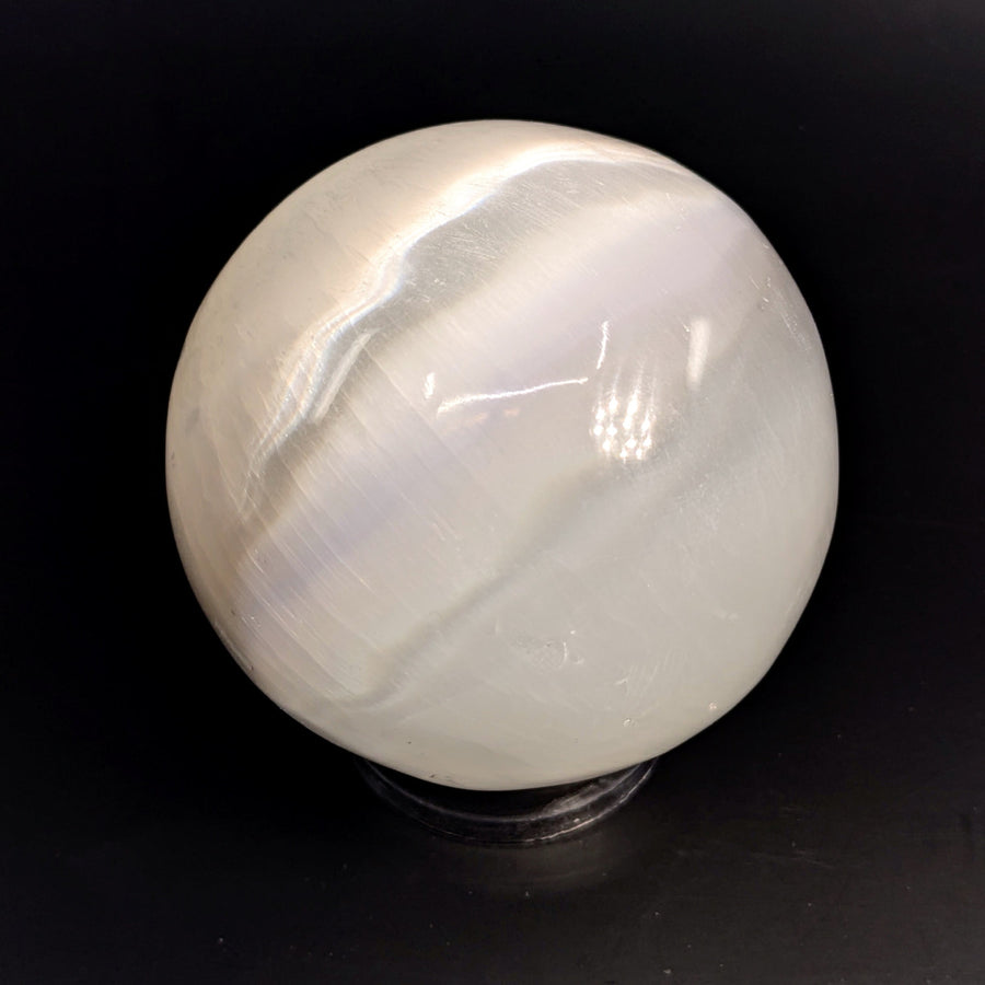 Selenite 3’’ Sphere Medium #LV6603 - $28