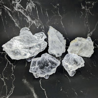 Thumbnail for Group of quartz crystals, Selenite Ice Slab Specimen from Utah, ideal for feng shui energy