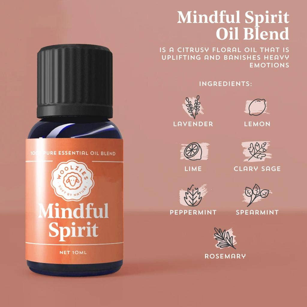 Mindful Spirit oil blend bottle in Self Care Collection Set LV9978