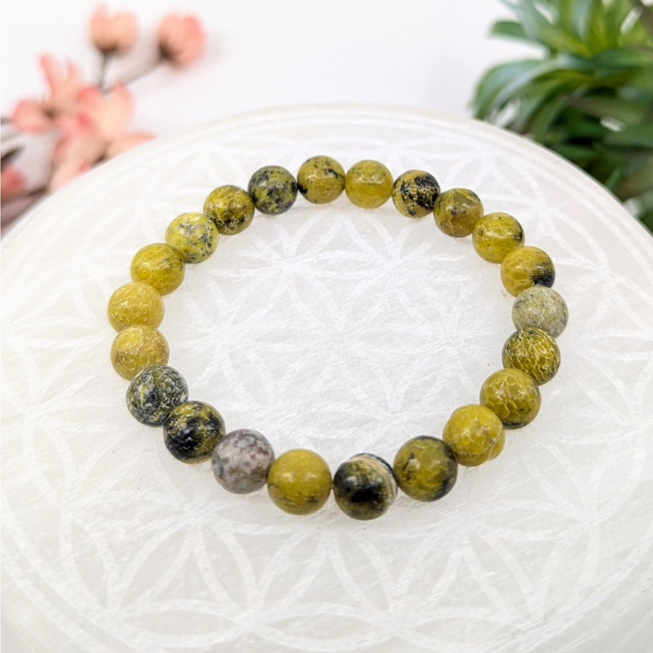 Yellow and black beaded bracelet from Serpentine 7 inch Bracelet LV8461